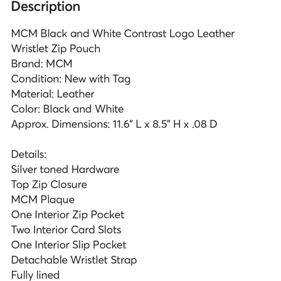 MCM Medium Pouch - Picture 6 of 6